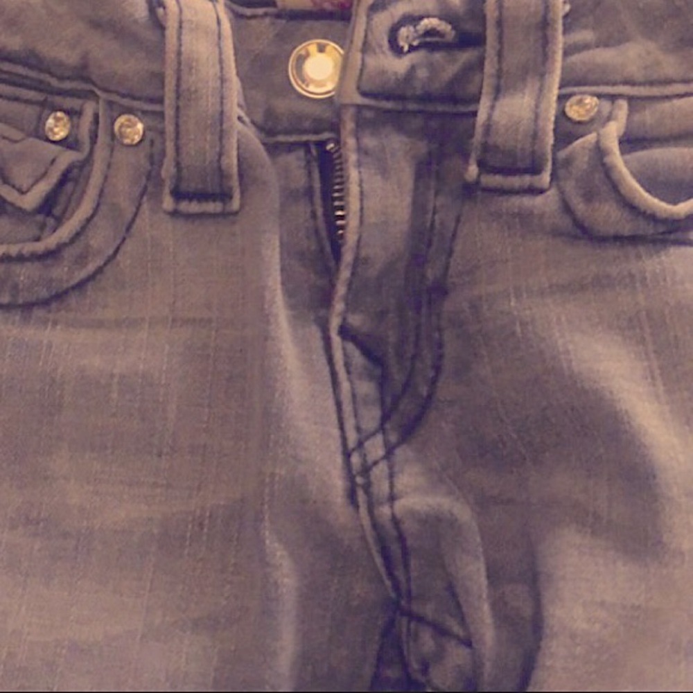 Rare True Religion Slate color with bling. Great condition
